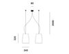 Light Prandina  Suspensions MARLENE S11 Contemporary / Modern