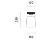 Light Prandina  Soffitto FINLAND C3 Contemporary / Modern