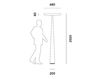 Floor lamp Prandina  Floor EQUILIBRE ECO F3 Contemporary / Modern