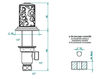 Faucet THG Bathroom G2N.35 Froufrou Contemporary / Modern