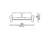 Sofa Boston Swan Palomba 0BS190 Contemporary / Modern