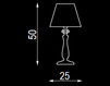 Table lamp Menichetti srl 2013 09620-LP AT00B Contemporary / Modern