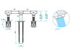 Wash basin mixer THG Bathroom U7A.20SG Trocadéro Malachite Contemporary / Modern