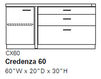 Comode Altura Furniture 2013 Offset Low 60' / NATURAL Contemporary / Modern