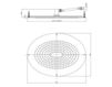 Ceiling mounted shower head Bossini Docce H38460 Contemporary / Modern