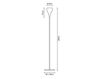 Floor lamp Bijou D75 C01 01 white Floor lamp Bijou Fabbian Catalogo Generale D75 C01 01 Contemporary / Modern