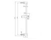 Shower fittings Bossini Docce D04001-T Contemporary / Modern