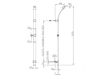 Shower bar Bossini Docce D47000 Contemporary / Modern