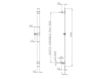 Shower bar Bossini Docce D48000 Contemporary / Modern