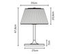 Table lamp Flow Fabbian Catalogo Generale D87 B03 01 Contemporary / Modern