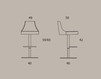 Bar stool Mila 268 Silver Bar stool Mila COM.P.AR Stools 268 Contemporary / Modern