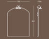 Mirror IVAB Group  Living Bathroom New Vision K 6041 Contemporary / Modern