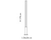 Floor lamp Sil.Lux s.r.l. Sil Lux PI 3/267 Contemporary / Modern