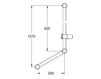 Shower bar Grohe 2012 28 587 000 Contemporary / Modern