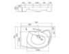 Countertop wash basin Ravak Rosa XJ8L11N0000 Contemporary / Modern