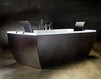 Hydromassage bathtub BluBleu Hi-design Kali-Metal Contemporary / Modern