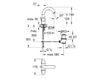 Wash basin mixer ARIA Grohe 2012 21 090 000 Contemporary / Modern
