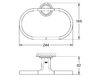 Towel holder ONDUS Grohe 2012 40 379 BS0 Contemporary / Modern