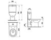 Toilet tank Laufen Pro 8.2695.3.000.291.1 Contemporary / Modern