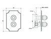 Thermostatic mixer Bongio RivolÌ 05544 Contemporary / Modern