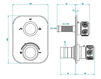 Thermostatic mixer THG Bathroom U5B.5500B Island Contemporary / Modern