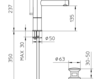 Wash basin mixer Palazzani Start 063046 Contemporary / Modern