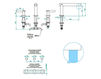 Wash basin mixer THG Bathroom U2B.25SG Alberto Pinto with lever Contemporary / Modern