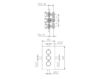 Built-in mixer Palazzani Termostatici 662417 Contemporary / Modern