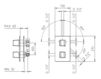 Built-in mixer Palazzani Click 372064 Contemporary / Modern