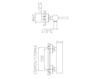 Wall mixer Effepi Evotech 16149 Contemporary / Modern