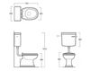Toilet tank Simas Arcade AR 812B Contemporary / Modern