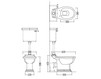 Floor mounted toilet Devon&Devon Westminster Collection IBWCWES WESTMINSTER Contemporary / Modern