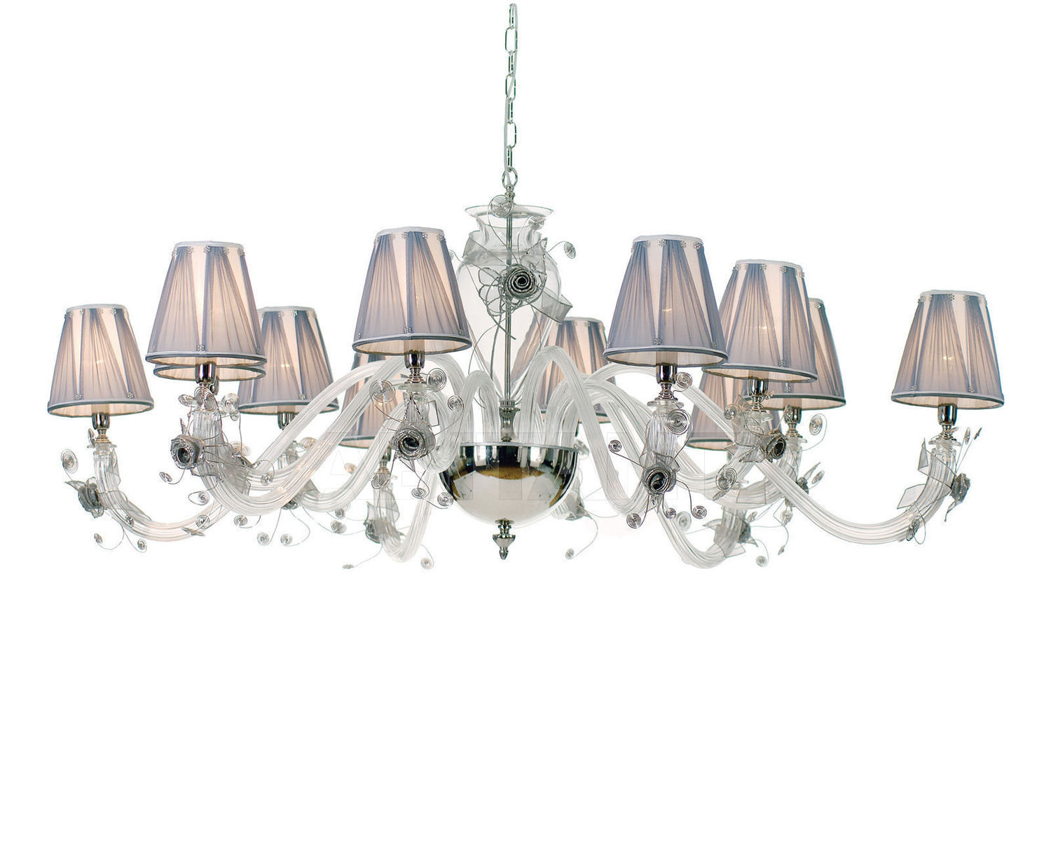 Сhandelier 1631 CH12/KR price on request Buy Сhandelier IL Paralume Marina 2013 1631 CH12/KR