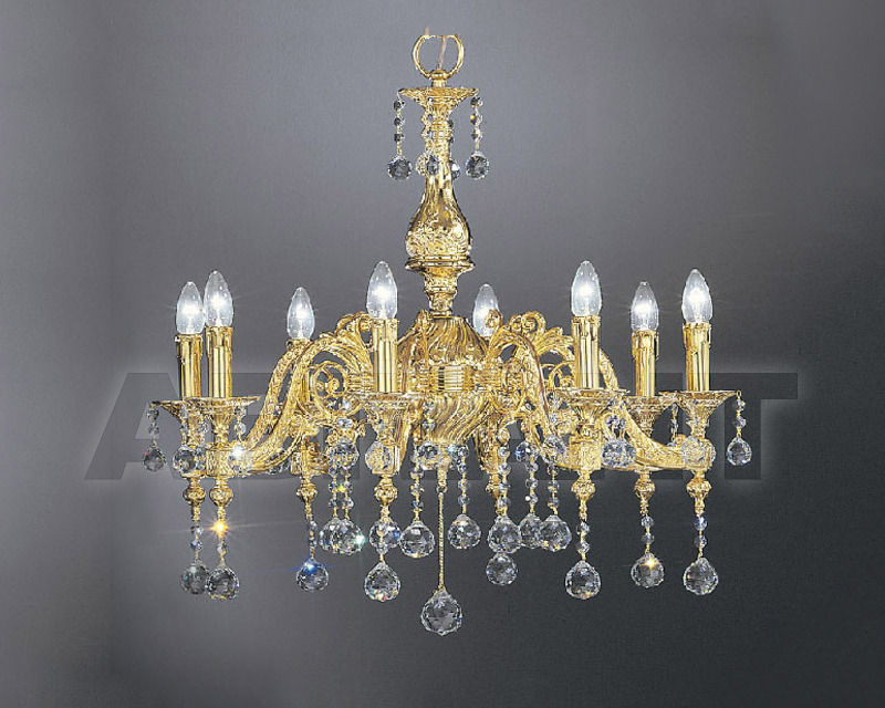 Buy Сhandelier Asfour Crystal Crystal 2013 CH 23011/8/8 Gold BALL