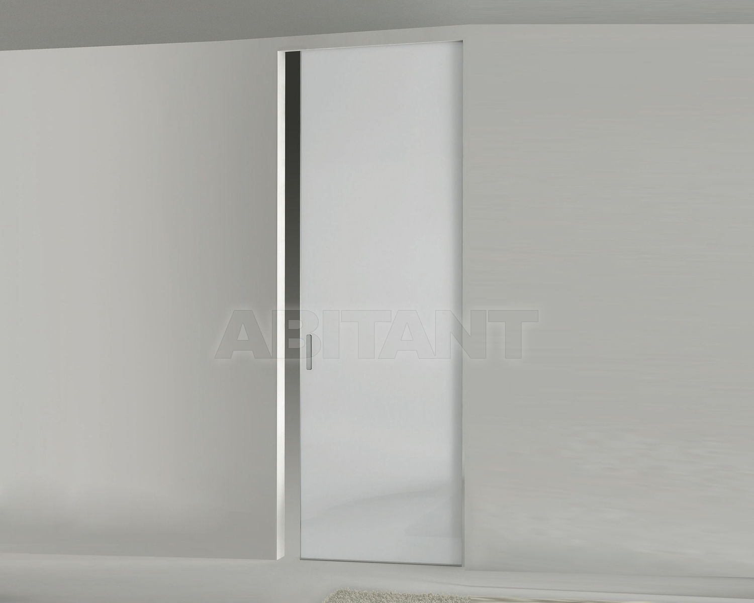 Buy Glass door Res Italia Doorscollection LEVIA Single sliding door into the wall