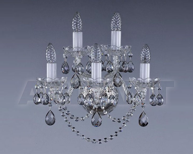 Buy Bracket Mirka Art Glass 2014 MIRKA V FULL CUT  WHITE NICKEL