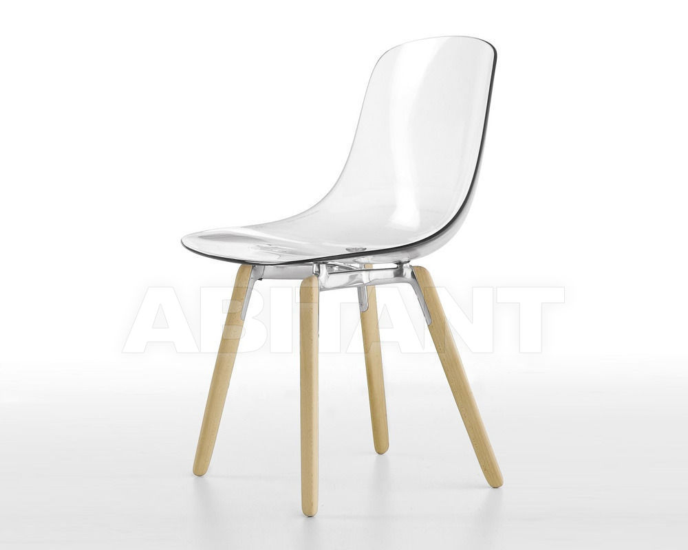Buy Chair Infiniti Design Indoor PURE LOOP WOODEN LEGS 1