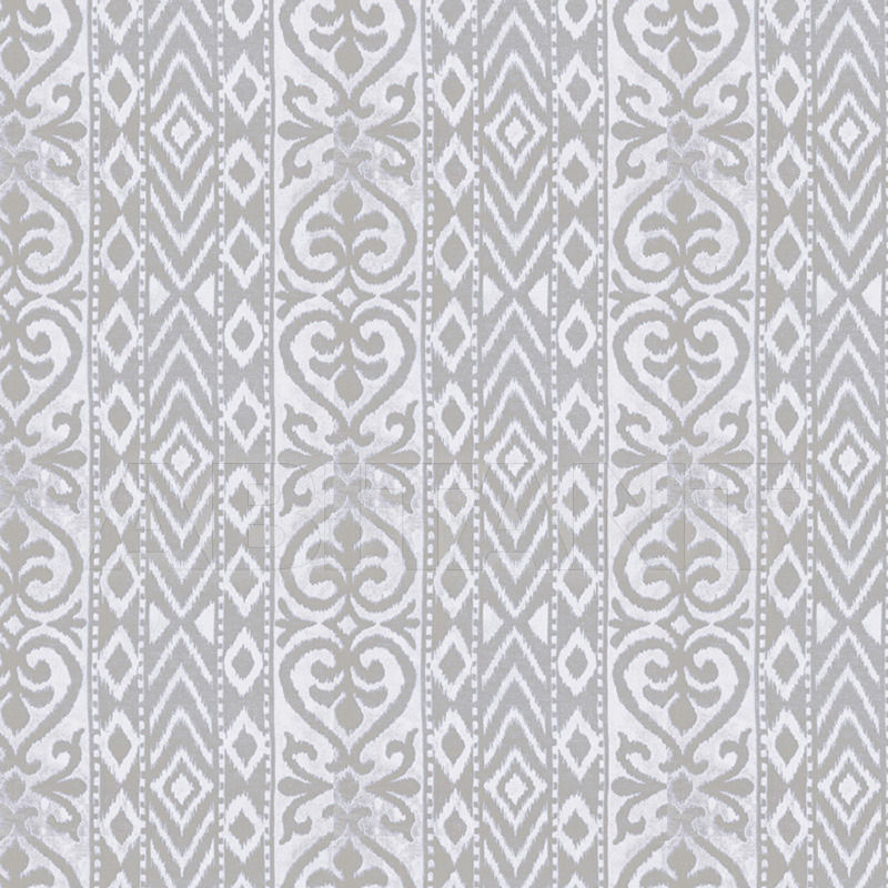 Buy Portiere fabric Merah Ikat Silver Fabricut Inspirations Vi 1167302