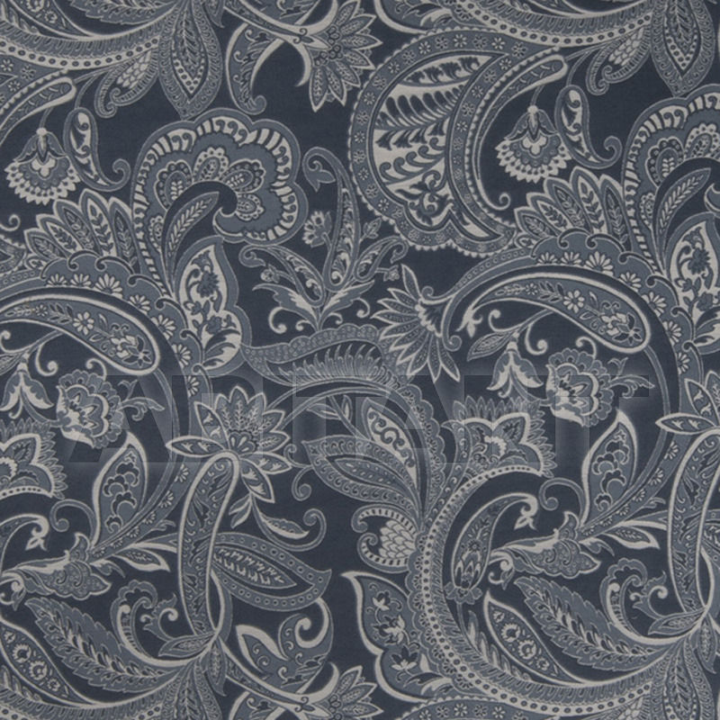 Buy Interior fabric  Cronus Paisley Indigo Fabricut Vignettes XI 1865602