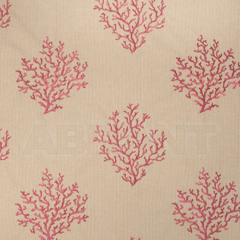 Buy Portiere fabric Siren Coral Coral Fabricut Vignettes XI 1763401