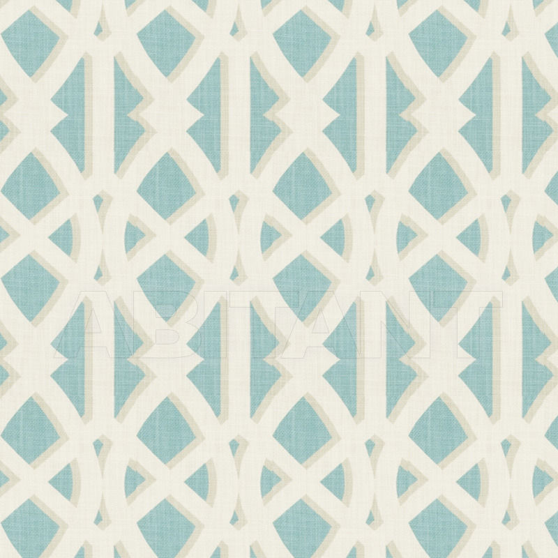Buy Interior fabric  Remember Me Turquoise Fabricut Vignettes XII 1071403