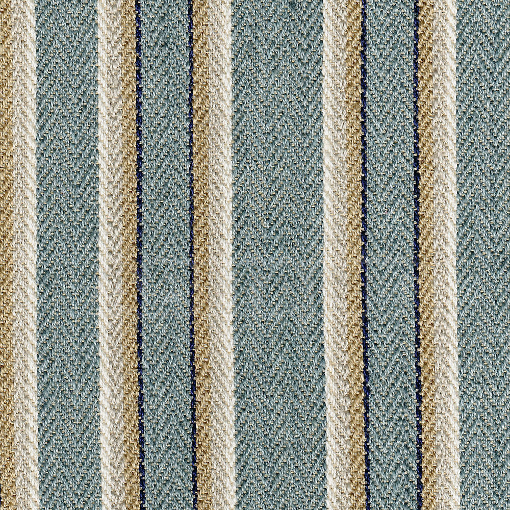 Buy Upholstery Ian Sanderson Oleander DART STRIPE Sandstone Blue