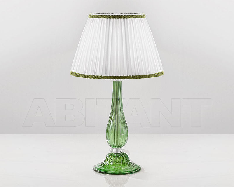 Buy Table lamp OR Illuminazione s.r.l.  Murano 1031/LP CR VERDE-CRISTALLO